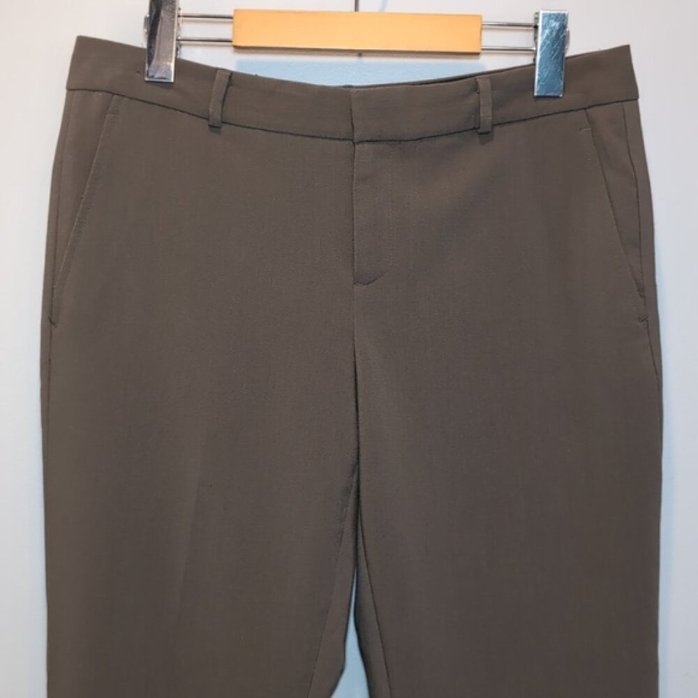 Banana Republic Ryan Pants Slim Straight Leg Trousers Mid Rise Crocodile Size 4 - Picture 4 of 14